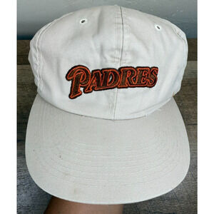 Vtg‎ San Diego Padres Hat Cap Men’s Brown Sports Specialties Script Snapback 80s